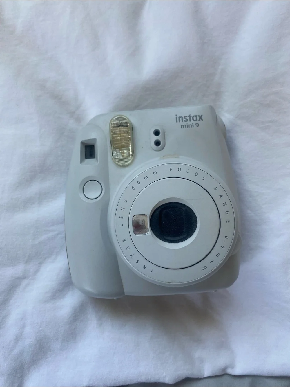 Fujifilm Instax Mini 9 Instant Camera - Light Gray/White